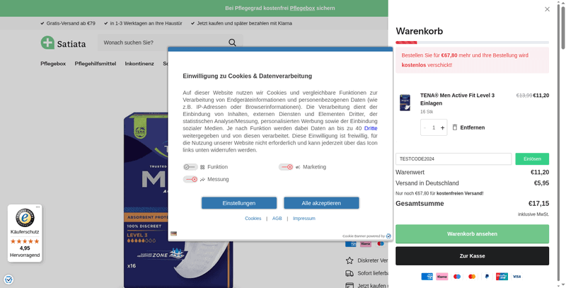 Satiata Med Screenshot