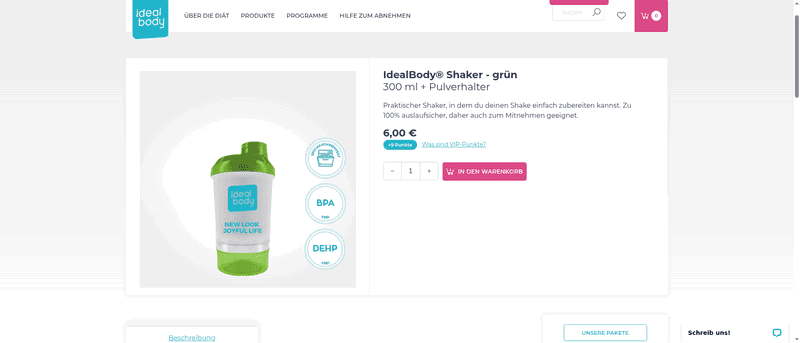idealbody Screenshot