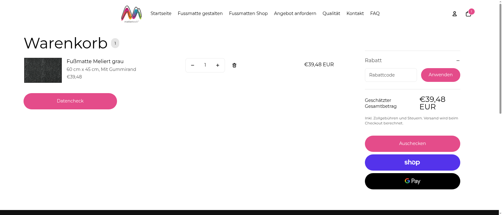 Matten-Welt Screenshot