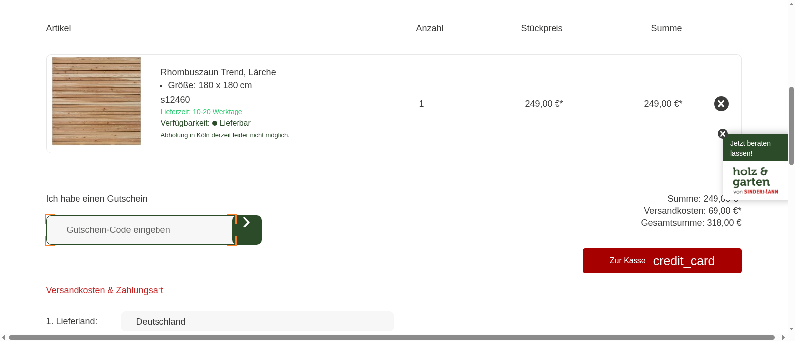 HolzundGarten Screenshot